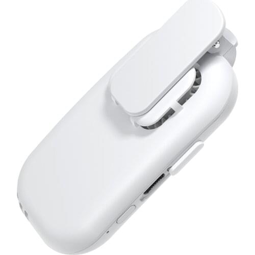 Personal Wearable air face fan USB Mini Portable Reusable Breathable Clip Fan Rechargeable Electric Air Conditioning Cooling Fan