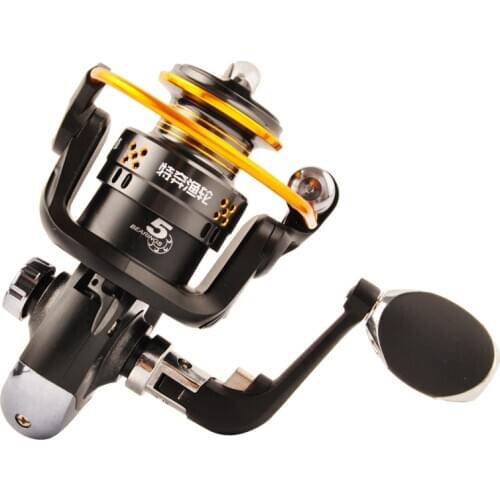 Rock Fishing Reel 1000 Series 5.2:1 5BB Spinning Reel Distant Wedkarstwo Vessel Drag Spool Fish Wheels Carretilha De Pesca