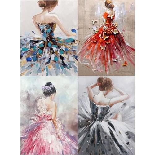 SenyuArt Diamond Painting Full Round Square Drill Embroidery Picture Girl Mosaic Rhinestones Accessories Cross Stitch Kits Craft