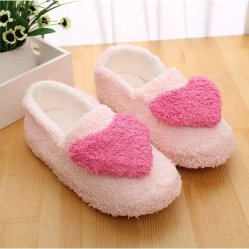 Lovely Ladies Home Floor Soft Women Indoor Slippers Outsole Cotton-Padded Shoes Woman Winter Women Slippers zapatos mujer