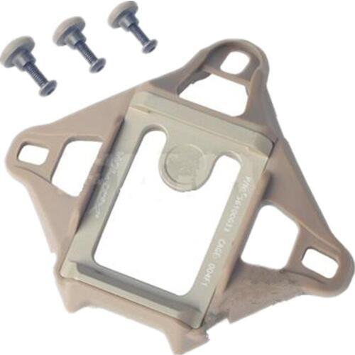 Tactical helmet Wilcox 4 Hole cycling helmet metal Shroud P/N with screws suitable for sea helmet use black DE FG