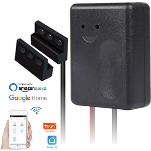 WiFi Garage Door Opener Smart Gate Door Controllor Compatible With Alexa Echo Google Home Smart Life Tuyasmart IOS Android APP