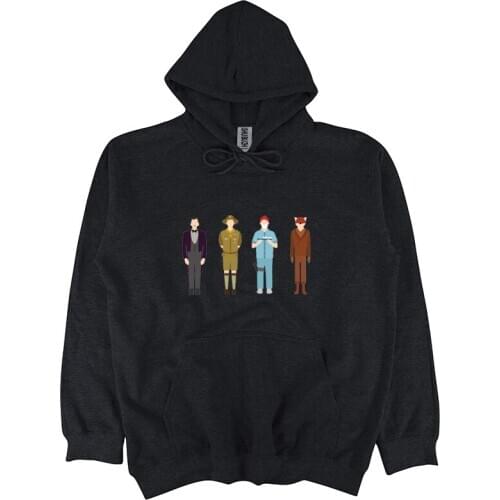 Wes Anderson hoodies Wes Anderson hoodie brand Mens jacket Big Graphic Cute Beach hoody sbz8083