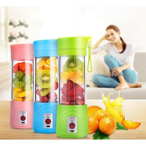 400ml Portable Juicer usb Electric Smoothie Blender Mini Machine Cup Mixer Fruit For Personal Food Processor Juice Maker