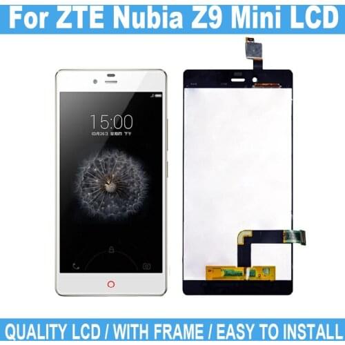 5.0" For ZTE Nubia Z9 Mini New LCD Display Touch Screen No Frame For Nubia Z9 Mini NX511J Digitizer Display Assembly With Tool