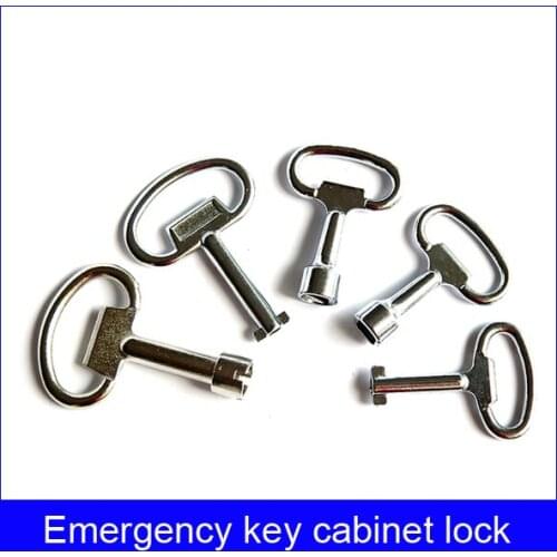 5pcs Keys Emergency key cabinet lock for non-standard shape locksmith tools