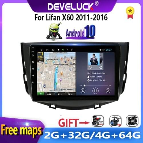 Android 10.0 Car Radio For Lifan X60 X 60 2011-2016 2 din stereo GPS Navigation carplay Multimedia Video Player 4G net 8-core