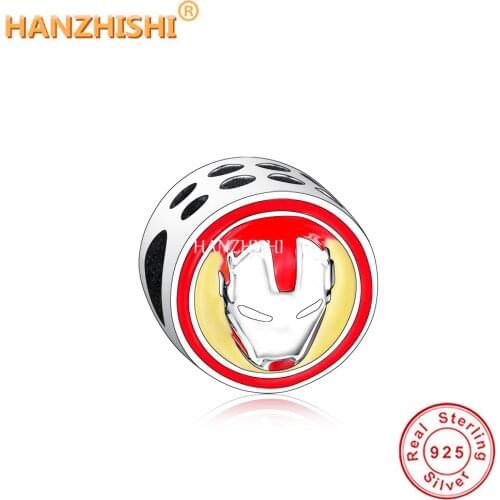 925 Sterling Silver Openwork Enamel Round Charms Beads Fit Original Pandora Bracelet Necklace Jewelry Gift for Women Men