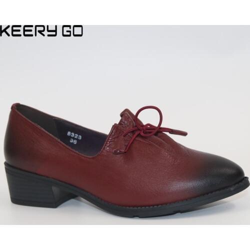Factory outlet Leather shoes Womens Shoes