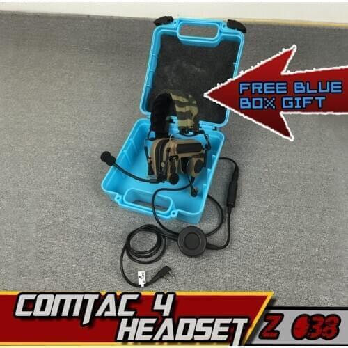 Z-TAC comtac 4 Headset Tactical Noise-canceling Headphones Hunting Earphone For Shooting Aisorft Active Ptt Kenwood Midland