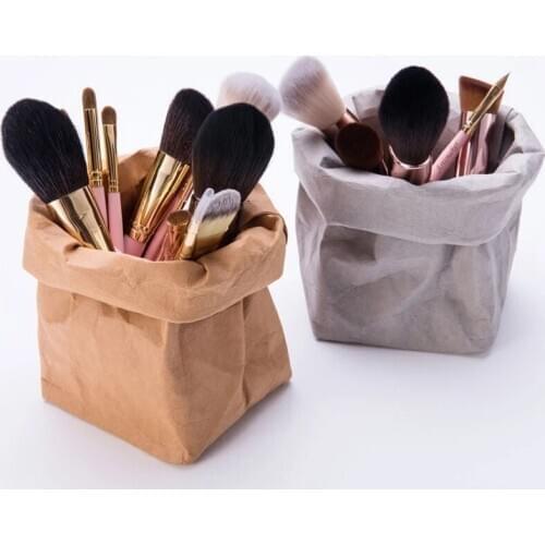 Creative Cosmetic Bag Makeup Brush Storage Travel Portable Makeup Case Washable Organizer Pouch Beauty Wash Women Toiletry Box