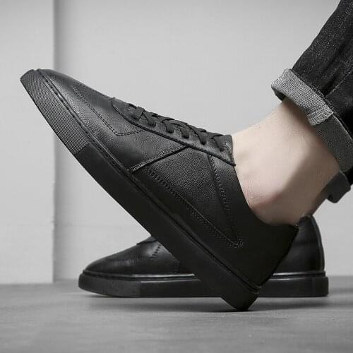 Shoes Casual Men Zapatos Casuales Casual Sport Shoes Men Leather For Comfortable Breathable Sneakers Loafers Zapatillas Hombre