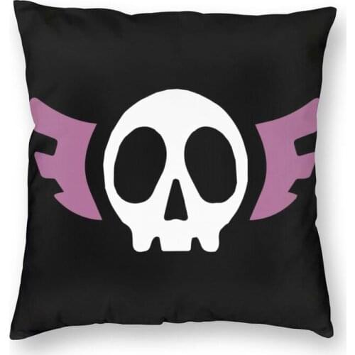 Feitan Skull Square Pillow Case Home Decor Hunter X Hunter Cushion Cover Throw Pillow for Living Room Double-sided Printing