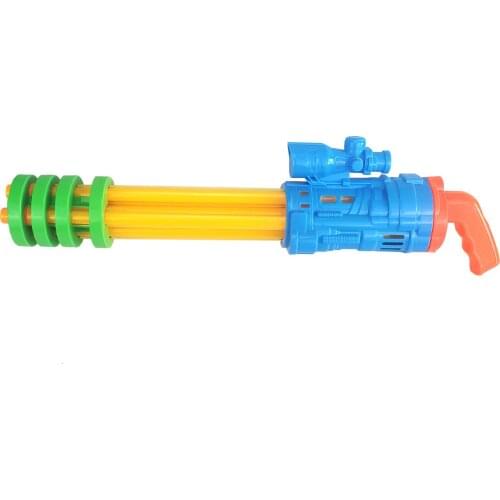 Summer Funny Plastic Water Blaster Soaker Gun Toy Beach Portable Gatling Pull Water Gun Outdoor Swimming Pool Pumping Water Guns