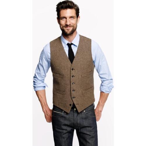 Custom Made New Style Vest 5 Style Single Breasted Man Waistcoat Mens/Bridegroom/Best Man Wedding/Dinner/Evening Vests MJ4