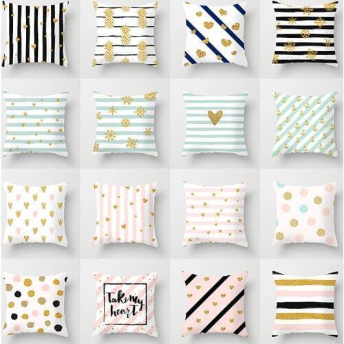 Ins Love Heart Geometry Cushion Cover Valentine Day Gift For Couples Throw Pillow Case Office Car Sofa Home Decor Pillowcases