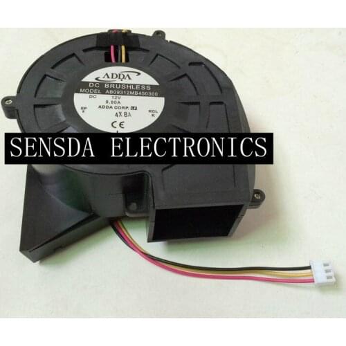 New FOR ADDA AB09312MB450300 DC12V 0.80A Sweeper Vacuum turbine blower cooling fan