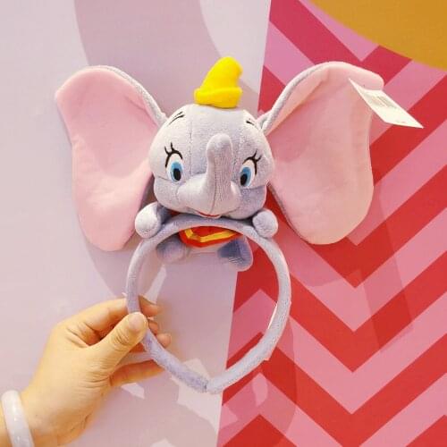 Disney Mickey Mouse Minnie Hair Bands Ear Cute Cartoon Headband Hair Accessories Girl Toy for Birthday Party Decoration Gifts