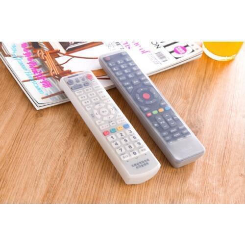 Transparent Silica gel protective sleeve remote control TV remote control air conditioning remote control dust covers 5ZCF109