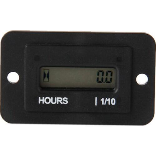 Resettable Digital HOUR METER HM010For DC 4.5-90V Generator Diesel Gasoline Engine Free shipping