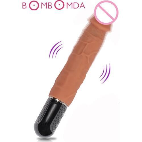 Silicone Dildo Vibrator Clitoris Stimulator Butt Plug Vibrator Massager Adult Sex Toys for Women 10 Frequency Female Masturbator