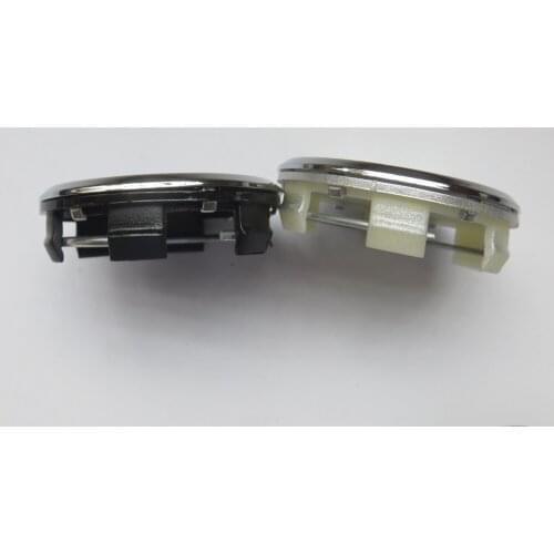 Car styling 200PCS*60MM silver black FOR wheel cover for car badge,silver plastic cover modified wheel cover car badge by dhl