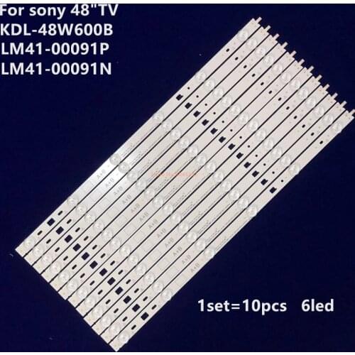 LED backlight strip for KDL-48W600B TV 48R480B/48WM15B LM41-00091P LG Innotek 48inch FHD NDSOEM A B TYPE REV0.0