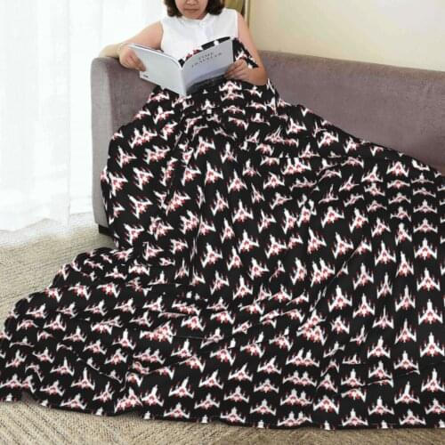 Wearable warm flannel Retro Classic Arcade blanket Game Comic 80s blankets for airplane travel Bedspread Wrap