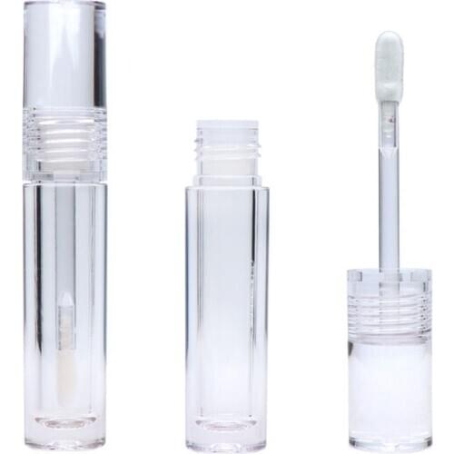 100pcs Lip Gloss Tubes with Wand Empty, 4ml Transparent Lip Gloss Containers, Clear Crystal Lip Gloss Tubes c123