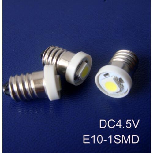 High quality DC4.5V E10 Led Light,E10 5V Led,E10 Bulb,E10 Lamp,E10 Light,E10 Indicator Lamp,E10 LED 4.5V,free shipping 500pc/lot