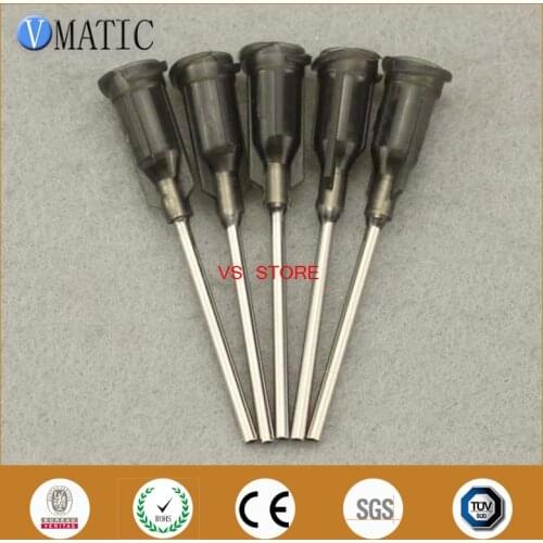 High Quality 100Pcs 1.5'' 0.5mm Inner Dia Tips 16G Gauge Dispenser Needles Gray Needle 1-1/2 Inch