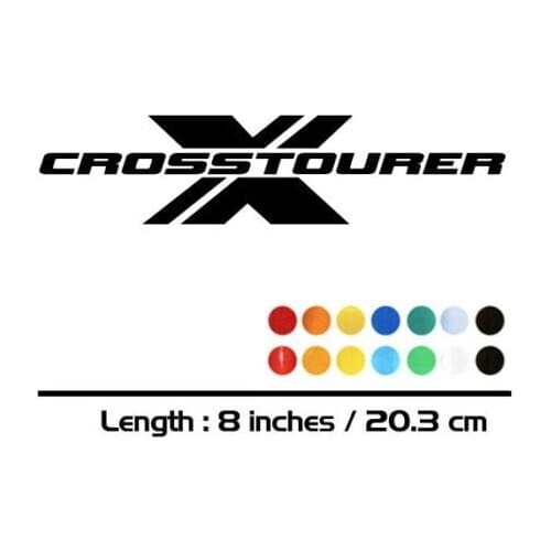 2 X New Sales motorcycle bike Fuel tank Wheels Fairing notebook Luggage helmet MOTO Sticker decals For HONDA CROSSTOURER X