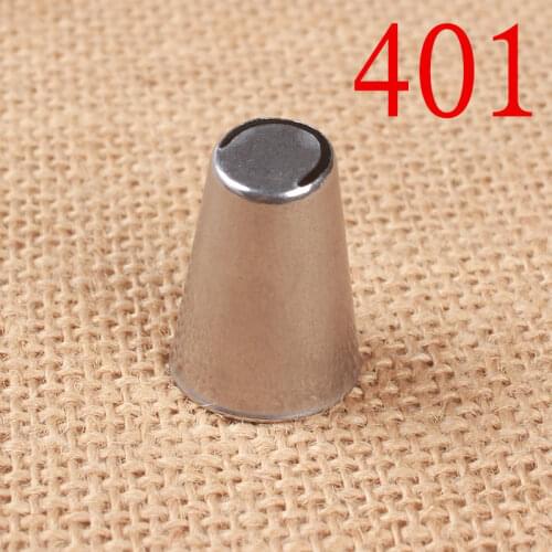 401# Half Moon Tulip Cream Decorating Mouth inside and outside Seamless 304 Stainless Steel Baking DIY Tool Small Number