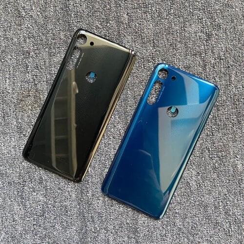 6.4" New For Motorola G8 Power Back Battery Cover Housing Back Door Case Glass XT2041 Repair Parts