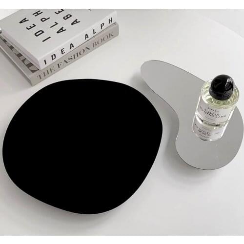Middle Ancient Style Special Shaped Acrylic Tray Irregular Ins Style Same Aromatherapy Tray Decoration Bottom Support Plate Gift