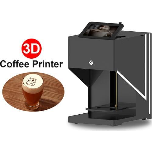 Automatic Coffee Printer 3D Selfie Printers With WIFI for Coffee Cappuccino Candy Cookies Chocolate Tea Biscuits Bread Jelly