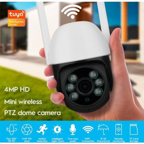 5MP 4MP 2K 1080P HD Wireless WiFi PTZ IP Camera P2P Outdoor 3X Zoom Humanoid Detectio Auto Tracking Onvif for Hikvision Dahua
