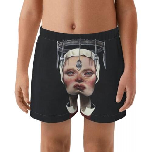 Crazy Art Hot sell swimming Trunks boys Beach shorts Hi-Q Swimwear with Pocket trunks cute springs Sports suit kid Swimsuit