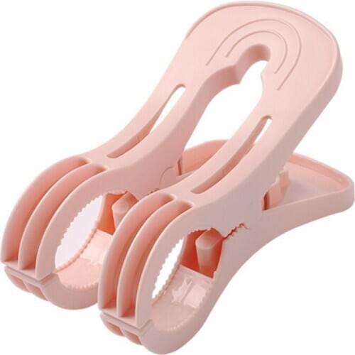 Large Plastic Drying Clip Household Multifunctional Clothing Windproof Clamp Double Teeth Drying Quilt Folder Clothes Tongs
