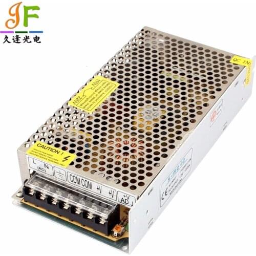Fast shipping 8pcs 12V 12.5A 150W AC110-240V to DC Switch Power Supply Driver For 5050 3528 3014 5630 LED Strip Light Display