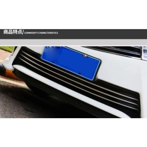 For Toyota Corolla 2014-2018 Exterior Front Bumper Lower Radiator Grille Trim Steel 3PCS JC