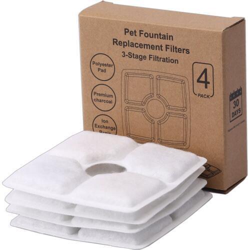 Filter element - small flower square pet water dispenser accessories high iodine value coconut shell activated carbon and ion ex