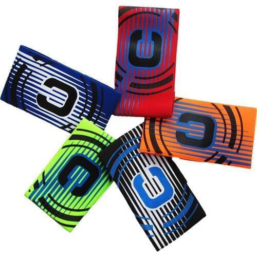 Football Armband Captains Armband Colorful Football Soccer Flexible Sports Adjustable Player Band Football Professional Supplie