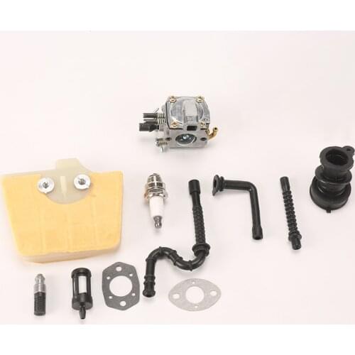 Carburetor Carb Air Fuel Filter Line Kit Fit For Stihl MS 034 036 MS340 MS360 Chainsaw Replace Parts 1125 120 0651 Zama C3A-S31A