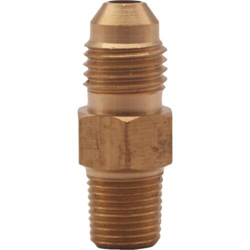 Brass Fitting Oil Gas Adapter -4 4AN To 1/8" NPT Adaptor For Most Fluid