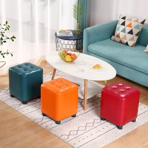 Furniture Living Room Furniture Sofa Home American Small Stool Fashion Creative Square Stool Low Stool Мебель الأثاث المنزلي가구