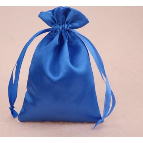 10*13cm jewlery bags custom gift wig storage and packaging drawstring human hair weave dust satin bag