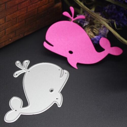 YINISE Metal Cutting Dies Scrapbooking Stencils Dolphin DIY PAPER Album Cards Decoration Embossing Folder Die Cut CRAFTS MOLDS