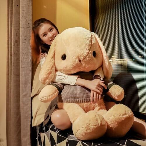 Cute Pink Rabbit Animals Rabbits Stuffed Plush Toys For Baby Girls Birthday Brinquedos Infantil Children Plush Toys BK50WJ