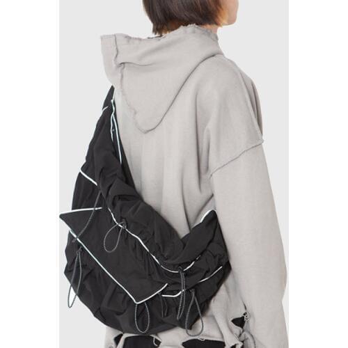 Fashion Reflective Male Shoulder Bag Street Waterproof Cross Chest Bag for Men Hip Hop Women Large Crossbody Messenger Bag 2020